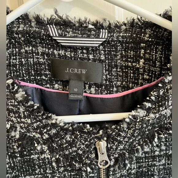 J. Crew Tweed Swing Coat - Picture 4 of 7